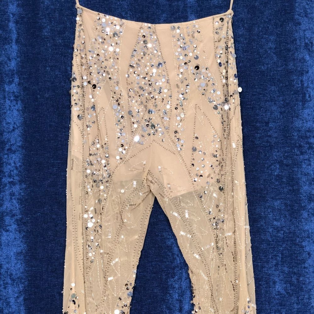 Free People Center Stage Embellished Flare Pants - Picture 8 of 10